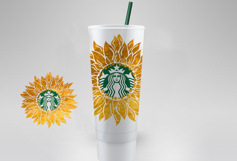 Download WILD SUNFLOWER / Starbucks Cup / Reusable / Svg / Png / | Etsy