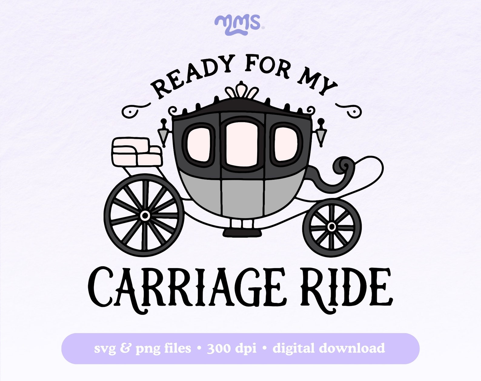 Penelope Svg Carriage Ride Svg Cut File for Cricut, Colin and Penelope Svg ...