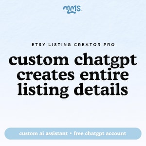 Listing Creator Pro | Anpassad ChatGPT för småföretag | AI-assistent för att skapa kompletta Etsy-annonser | Trendar | Digital nedladdning