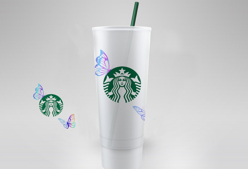 Download BUTTERFLY PAIR / Starbucks Cup / Reusable / Svg / Png / | Etsy