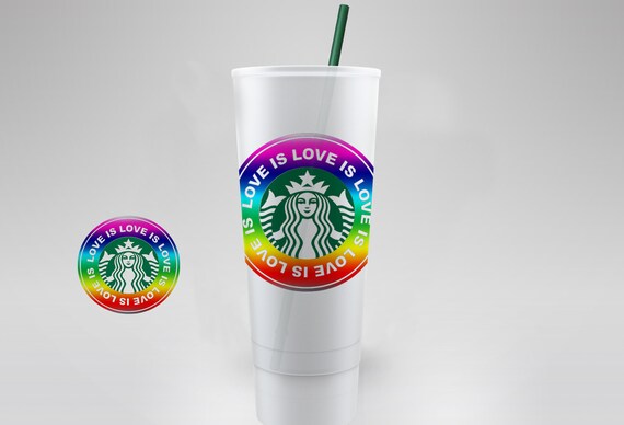 Download Pride Lgbtq Starbucks Cup Wrap Reusable Svg Png Custom Cut File Cricut Silhouette Cameo Diy Vinyl Sticker