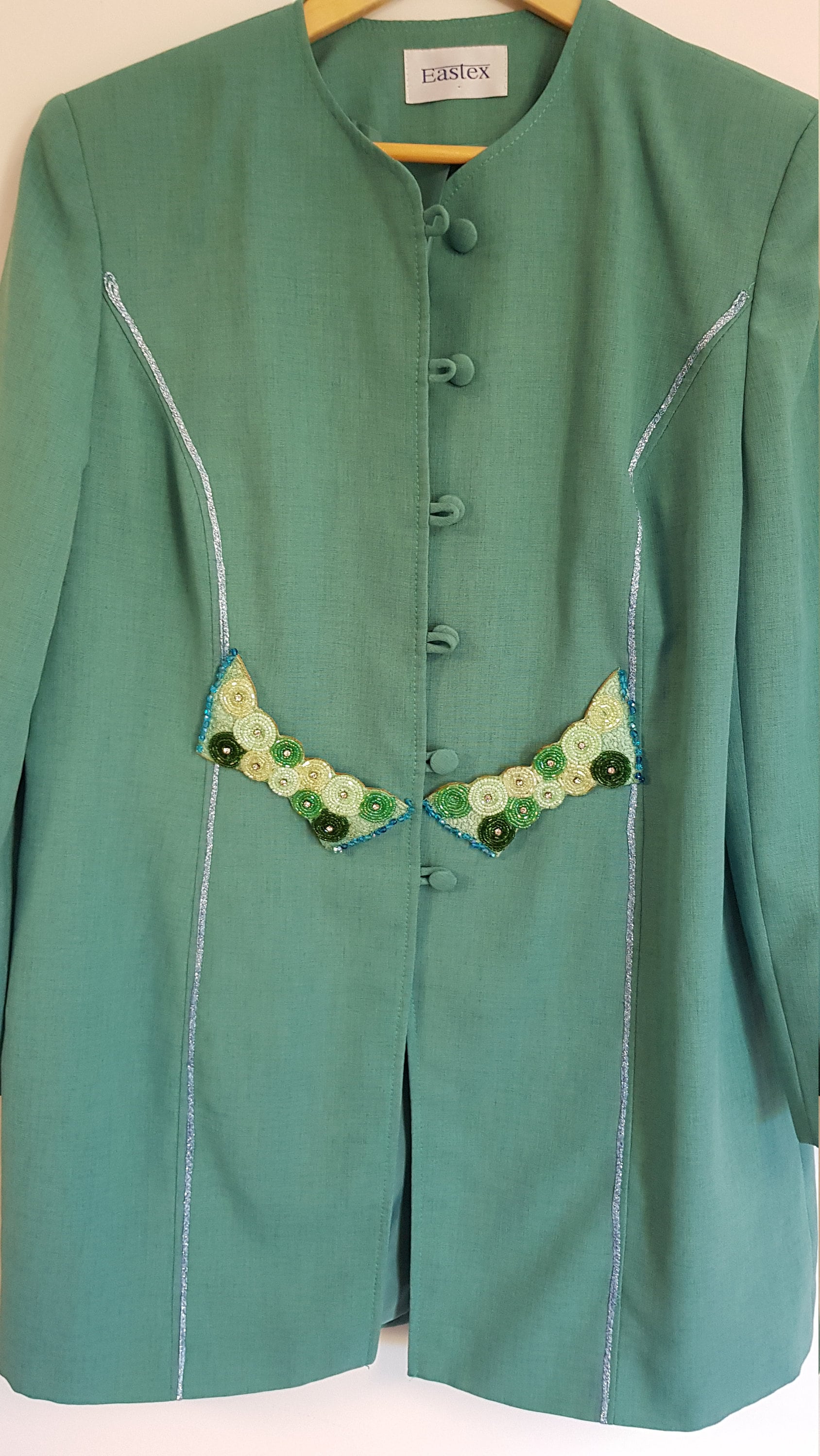 Eastex jacket size 14. I have added some embellishments to this stunning Jacket