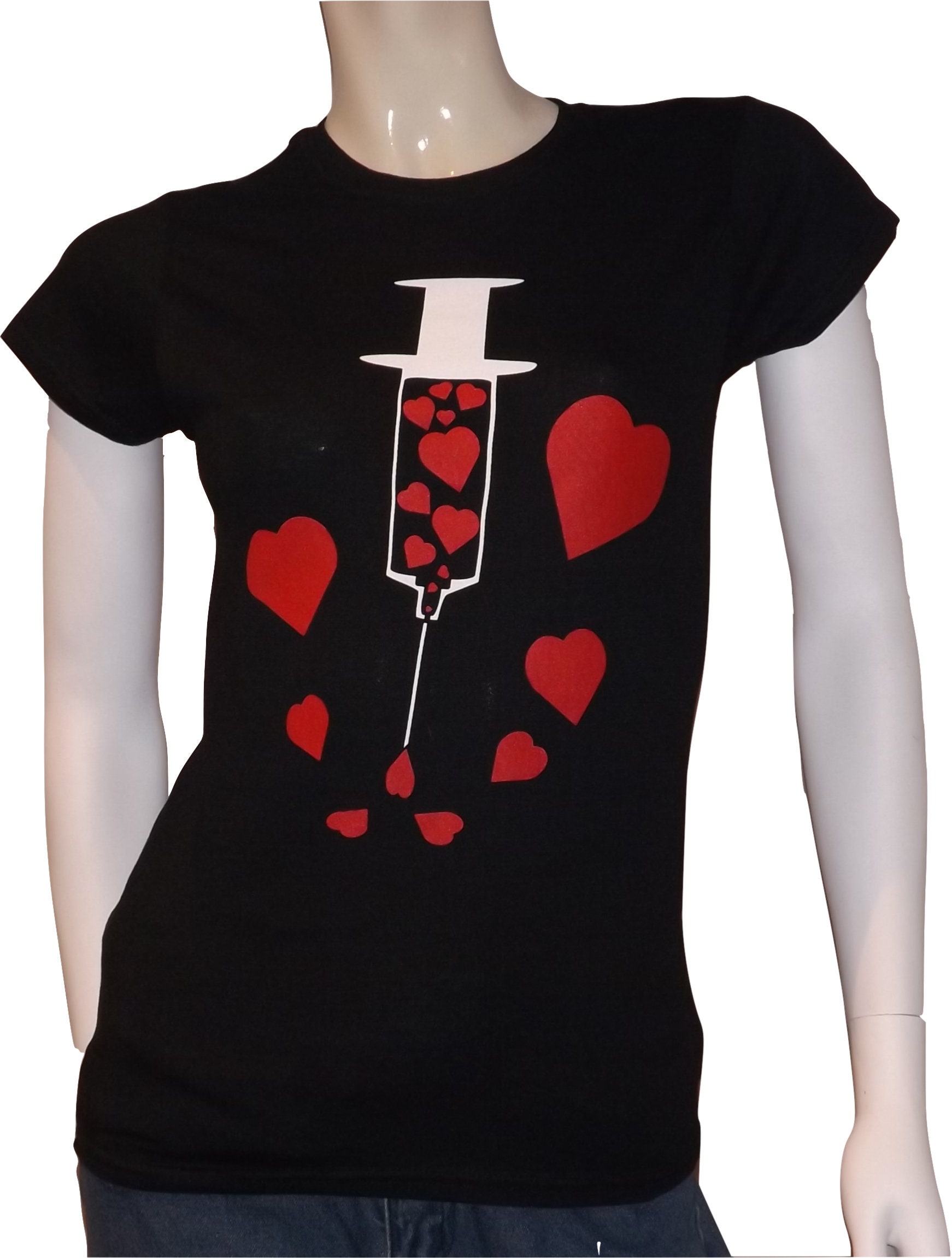 Love Hearts, love injection T-Shirts