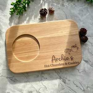 Personalised Hot Chocolate Board - Personalised  board- Drinks Board - Treats Board