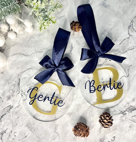 Personalised Bauble - Initial Bauble- Christmas decoration - name bauble