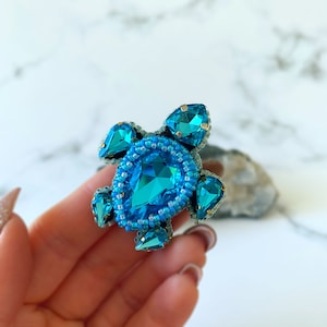 Handmade Brooch Turtle