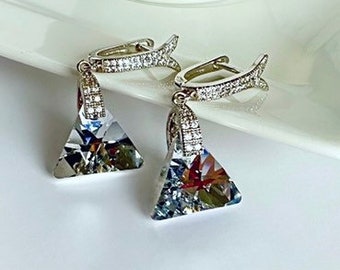 Earrings with Swarovski Elements