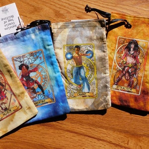 Ashelon Oracle, Tarot Deck Pouch, Dice Bag - The Strong Series