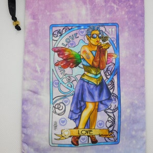 Tarot Deck Pouch, Dice Bag, Ashelon Oracle - Love