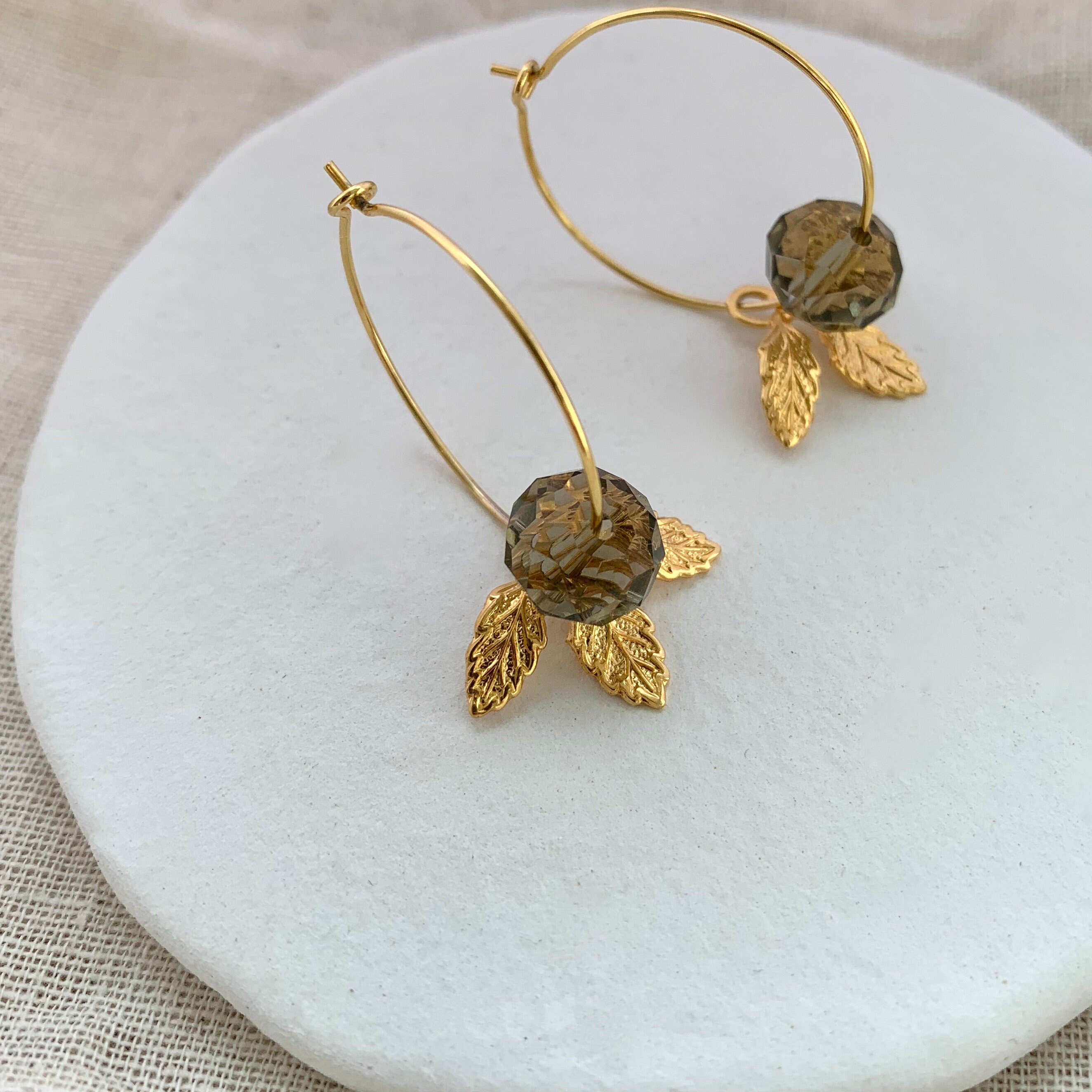 Pendientes Grandes Tipo Candelabro De 6 Cm, Estilo Boho Retro, Filigrana Oro Antiguo, Para Orejas Perforadas