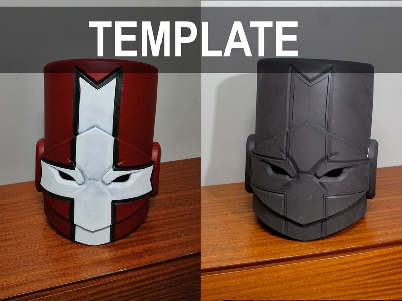 Castle Crasher Helmet Pattern Etsy