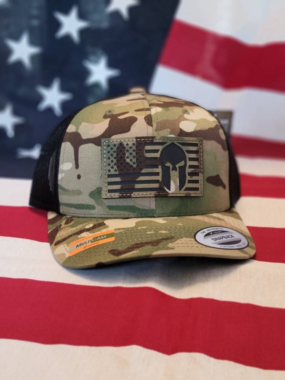 Spartan American Flag Military Style 