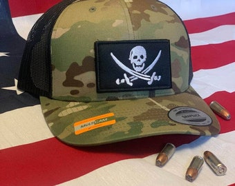 OCP Pirate Jolly Roger Multicam Hat 