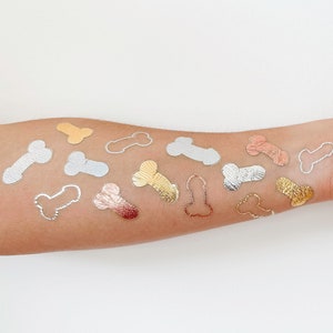 Iridescent Bachelorette Tattoos,Lesbian Bachelorette Party,Bach Party Favors,Camping Bachelorette Gifts,GITD Bach Tattoos,In My Bride Era image 5