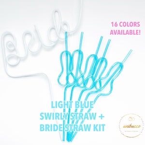 Something Blue Beach - Pailles pour EVJF et paille pour la mariée, Cadeaux pour enterrement de vie de jeune fille ou de garçon