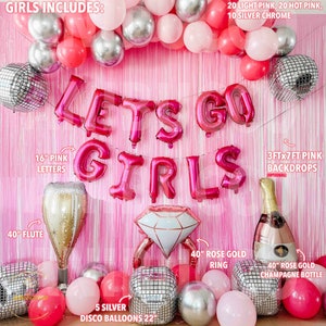 Lets Go Girls,Disco Cowgirl Bachelorette Party, Country Bachelorette, Western Bachelorette Decorations, Nashville Bachelorette,Last Rodeo