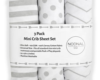 etsy mini crib bedding