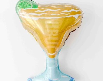 Margarita Balloon 26” Fiesta Party Balloon, Cinco de Mayo Decorations, Margarita Glass Balloon, Summer Pool Party, Tequila Birthday Decor