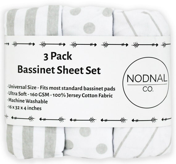 Berceau Drap Housse Set Jersey Coton Gris Rose Floral Bebe Etsy Canada