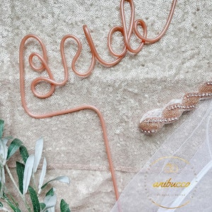 White Bride Straw Bachelorette Party Supplies Bachelorette Party Decoration Bride to Be Bridal Gift Wedding Shower Hen Party Gift for Bride Rose Gold BrideStraw