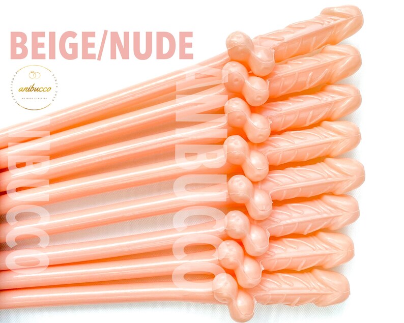 Bachelorette Straws,Bikini Bachelorette Party, Girls Gone Mild Decorations,Camp Bachelorette Cups,Let's Get Spritzed Bachelorette Favor Nude/Beige