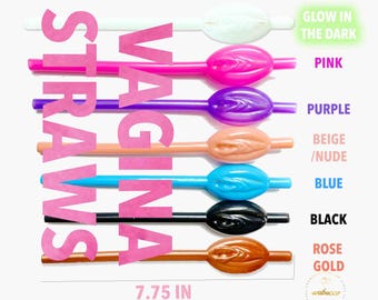 Vulva Straws,Bachelor Party Favors, Lesbian Bachelorette Party, LGBTQ Bridal Shower, Pride Bachelorette, Mrs and Mrs, Two Brides, Future Mrs