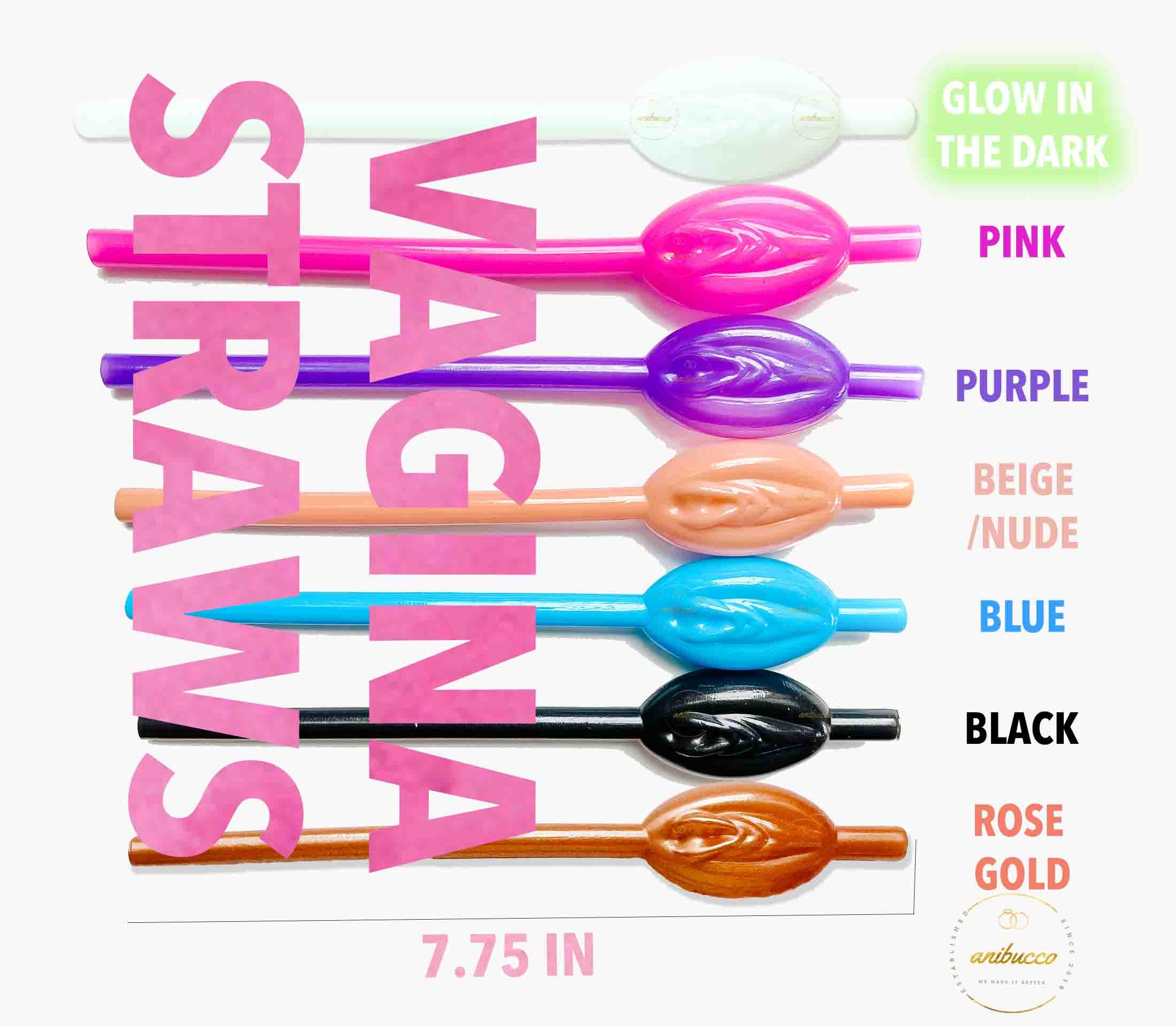 Vulva Straws,Bachelor Party Favors, Lesbian Bachelorette Party 