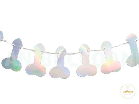 Bachelorette Banner Party Holographic Lingerie Bach Party Decor Last Fling Before Ring Disco Bride Silver Banner Sign Hen Party Bach 90s 80s