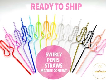 Swirly Bach Straws Bachelorette Party Favors Bachelorette Party Supplies Bachelorette Party Decoration Funny Bridesmaids Gifts Adult Party