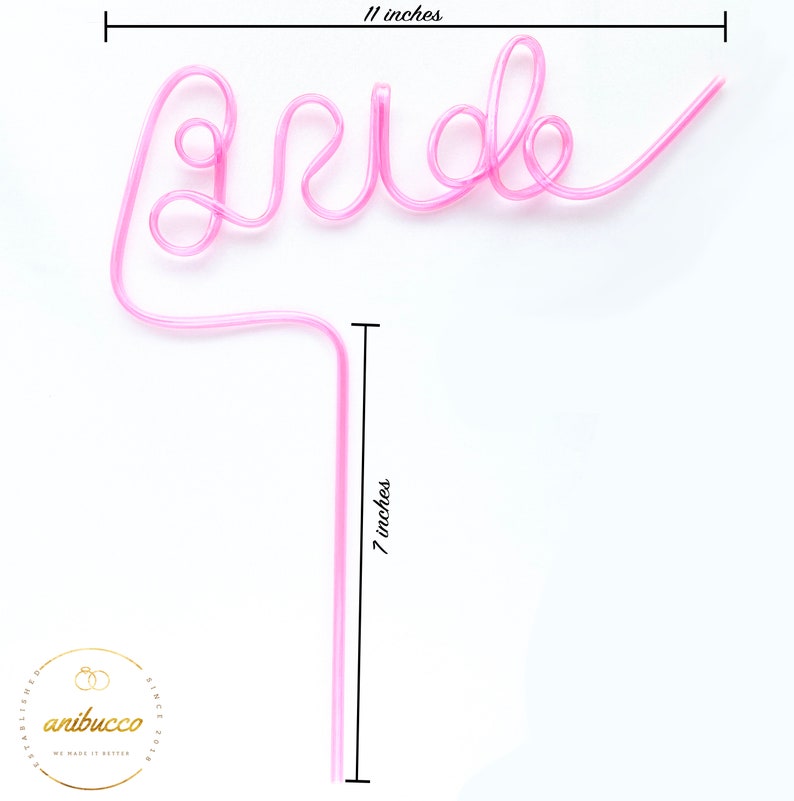 White Bride Straw Bachelorette Party Supplies Bachelorette Party Decoration Bride to Be Bridal Gift Wedding Shower Hen Party Gift for Bride image 10