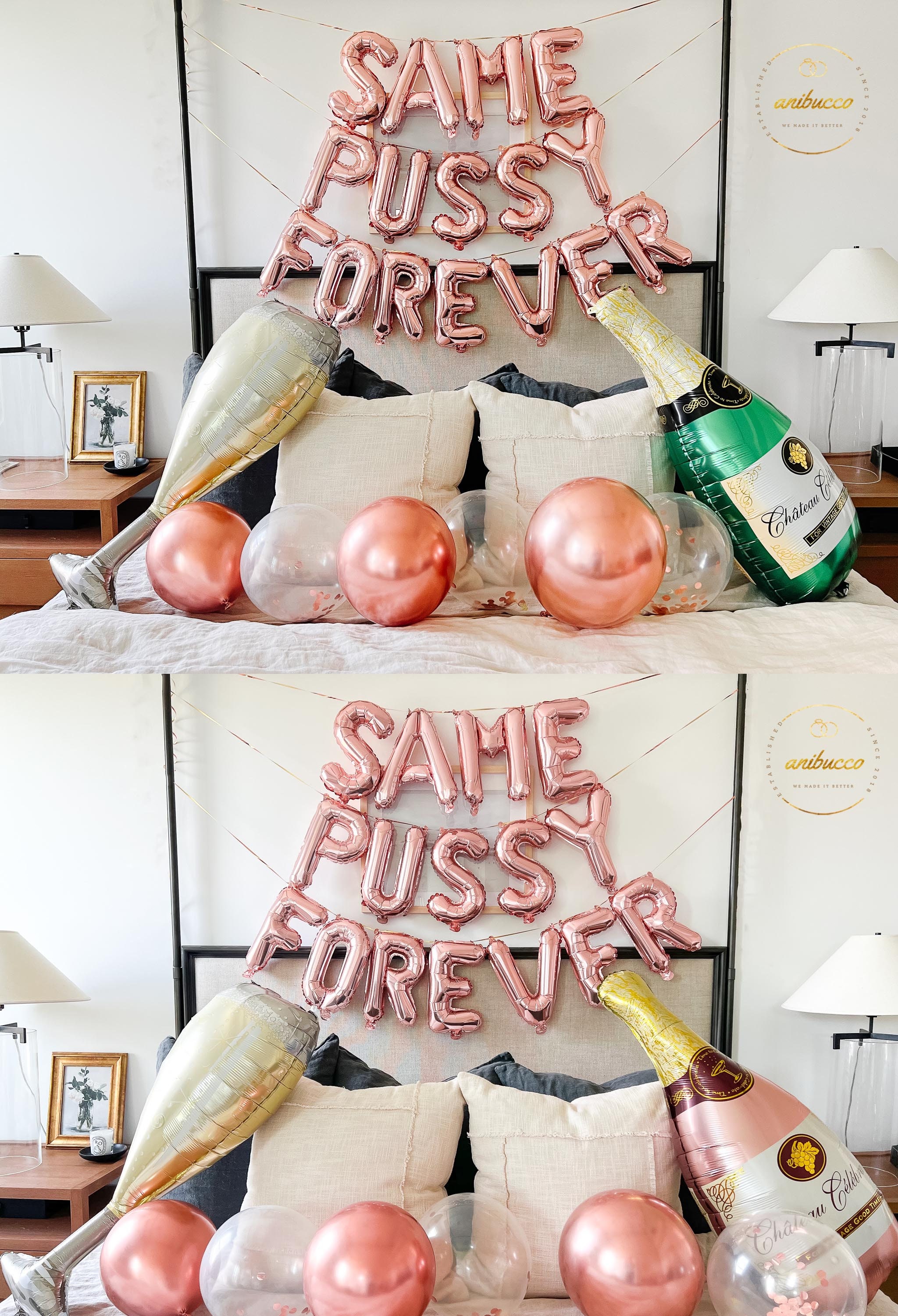 One Clit Thats It Banner Bachelor Party Decoration Same Vagina Forever  Balloon Banner Groomsmen Party Decorations 