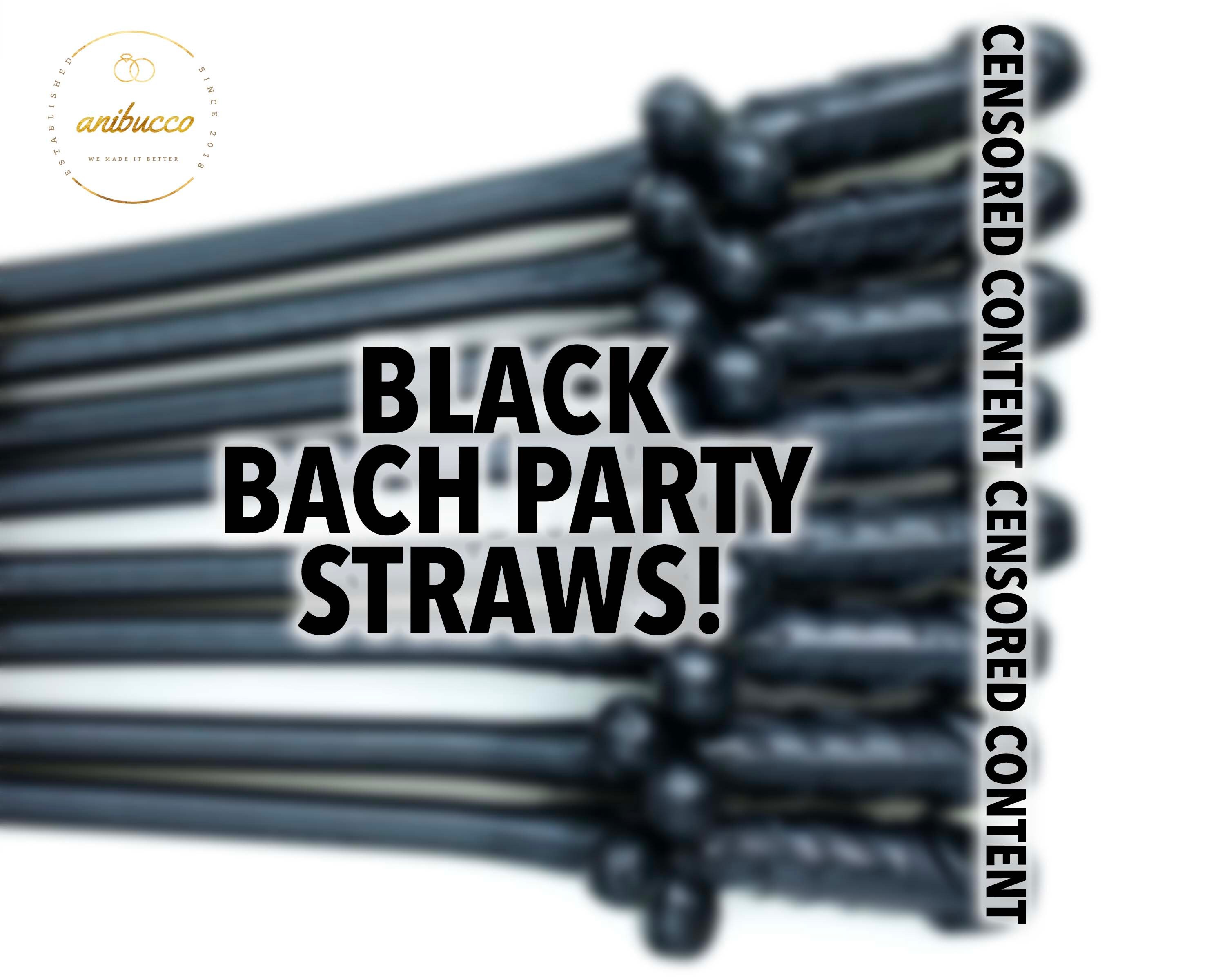 Black Penis Straws,Bride or Die,Witch Bachelorette,Drink Up 