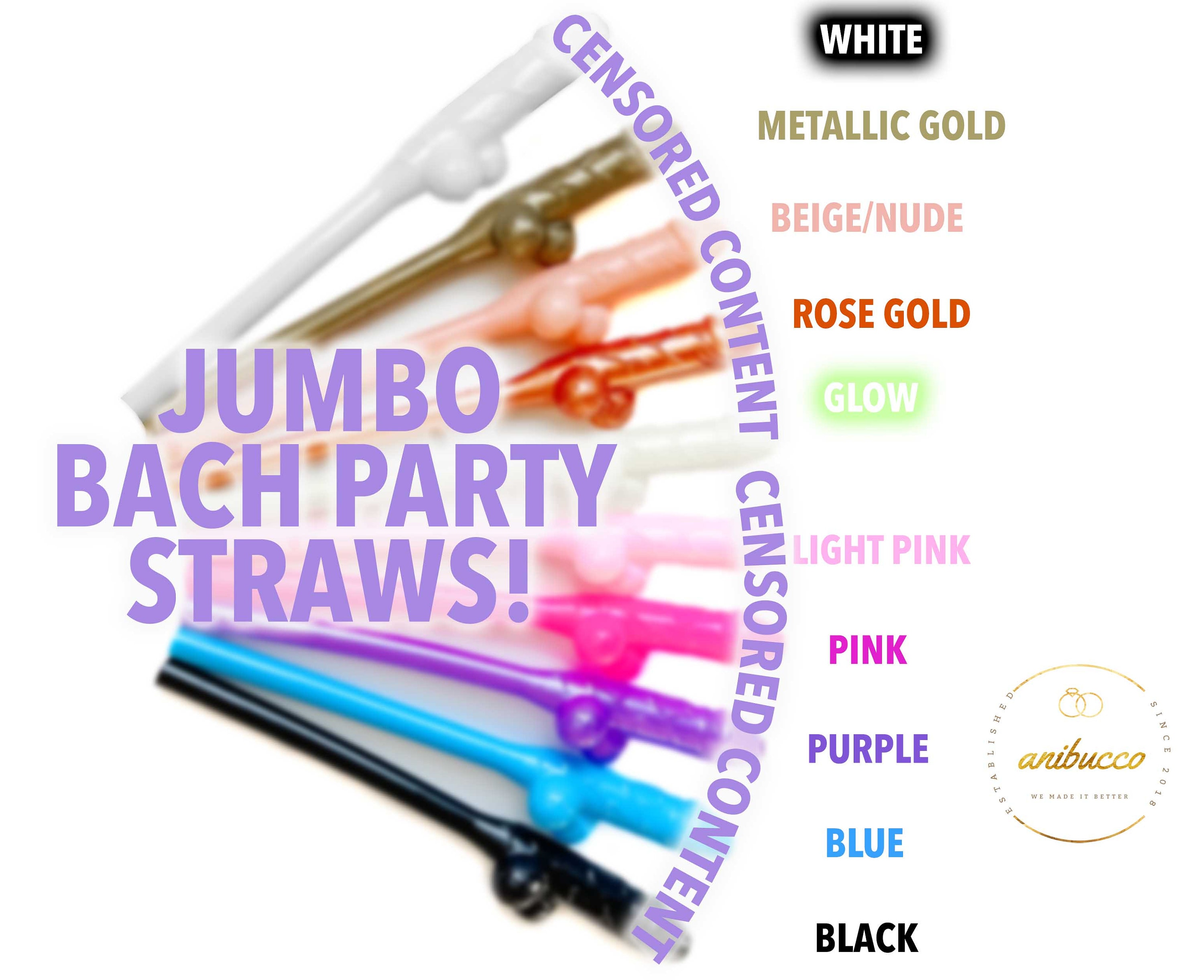 Rose Gold Penis Straws Party Supplies Bachelorette Party Favor Bachelorette  Party Decorations Bridal Wedding Shower Drinking Game Bach Bash 