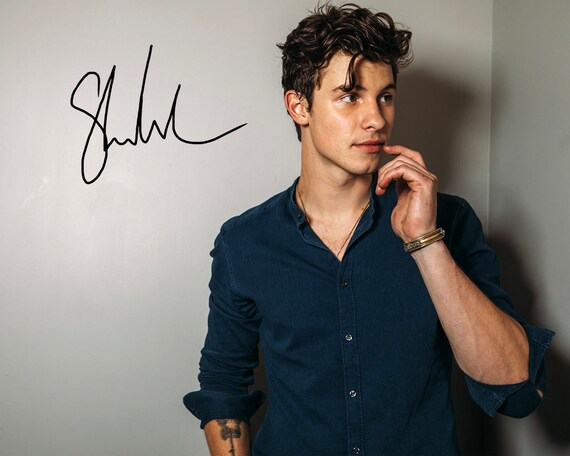 SHAWN MENDES Signed/Autographed Reprint 8x10 Color Glossy | Etsy