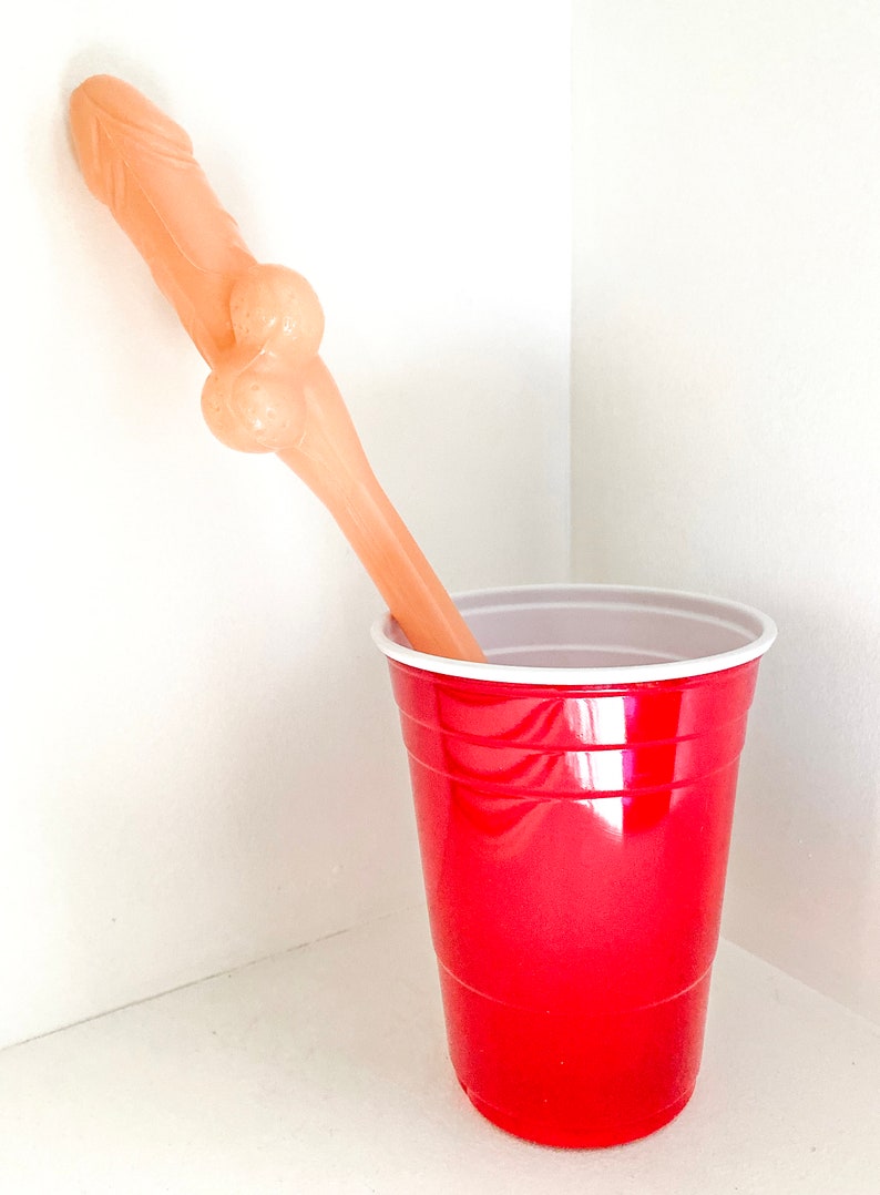 Penis Straws JUMBO Penis Straw Penis Confetti Bachelorette Etsy