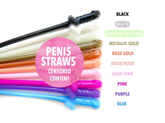 20pcs Bachelorette Penis Straws, Bride Straws Bachelorette Drinking Straws,  Straws Naughty Decorations for Bridal Shower, Crazy Hen Night Straw