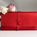 Customized Red Wallet Personalized Leather Wallet Gift for Women - Etsy