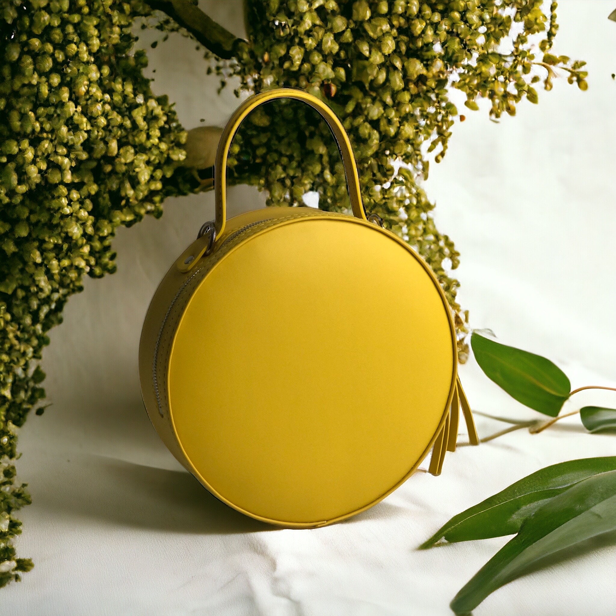 Yellow circle sales bag