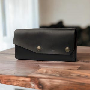 Cartera de cuero marrón para hombre Regalo de cumpleaños único para esposo El mejor regalo de aniversario para papá