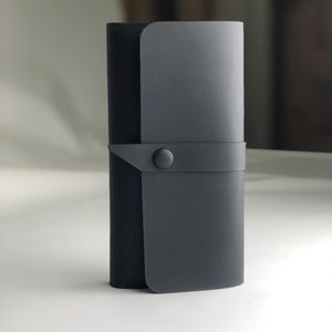 Carteira preta feminina Presente exclusivo de aniversário de 30 anos para ela Presente personalizado para a mãe Presente personalizado para a tia Presente de dia das mães Carteira longa para cartão
