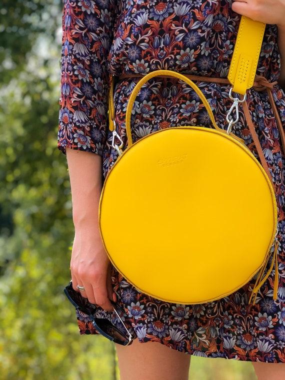 round crossbody bag