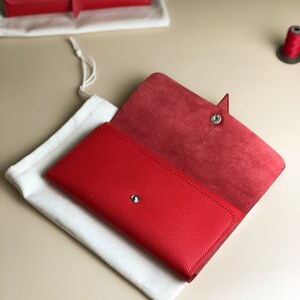 Red Wallet Woman Personalized Wallet for Her - Etsy