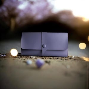 Lavendel niedliche Brieftasche Frauen personalisierte Geschenk für Mama Jahrestag Geschenk für Frau Beste Mutter Tagesgeschenk Personalisierte Schwester Geburtstagsgeschenk