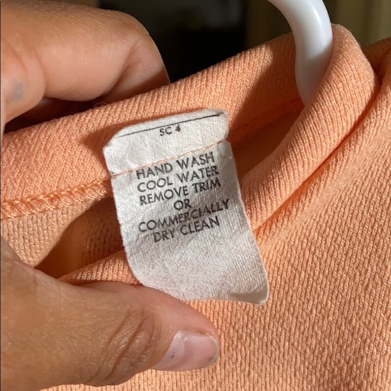 1940\u2019s Vintage PinkPeach Night RobeNight gown, Over Slip Bedtime Dress