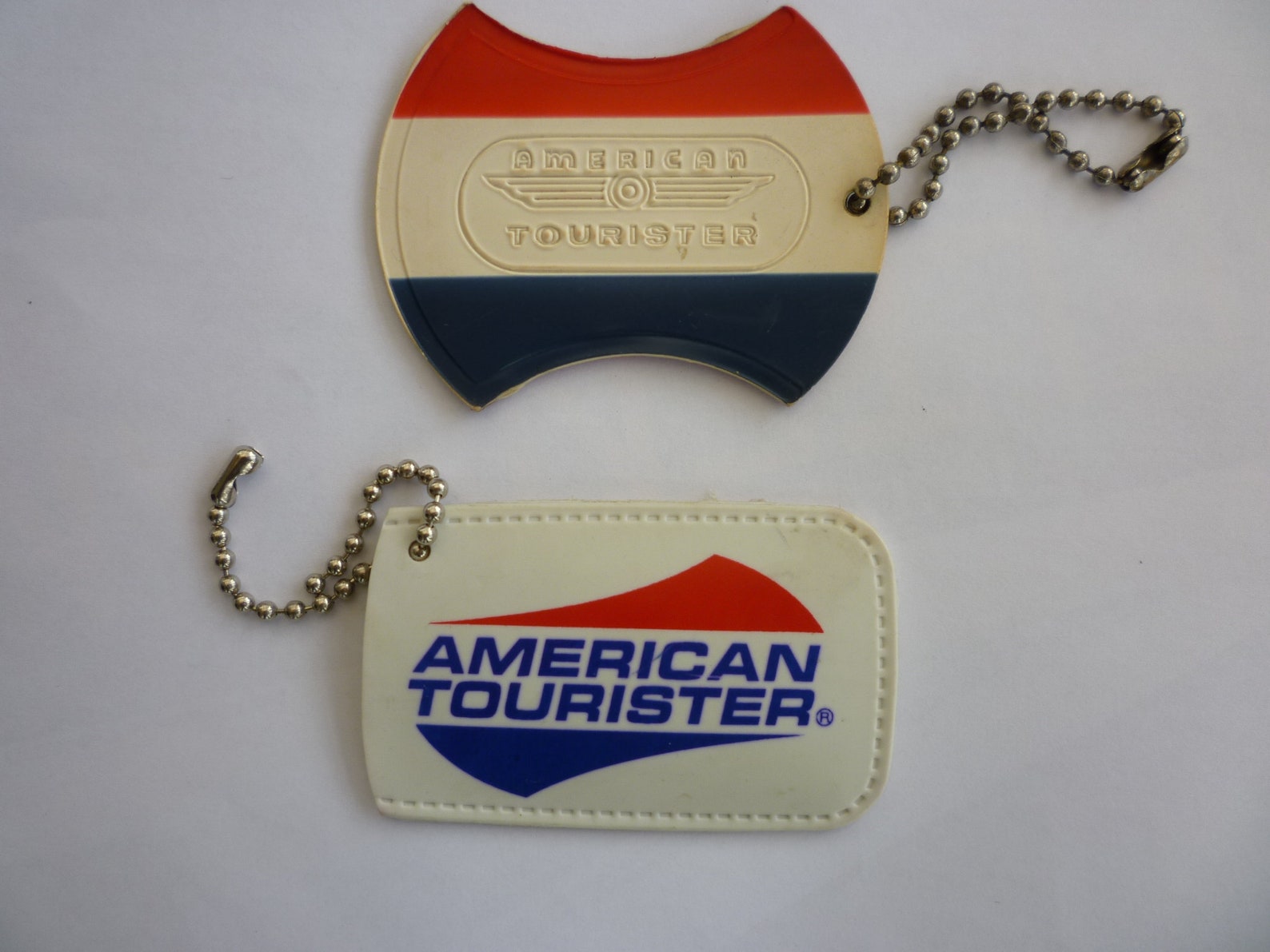 Vintage AMERICAN TOURISTER Luggage Address Identification Tags X 2 Etsy