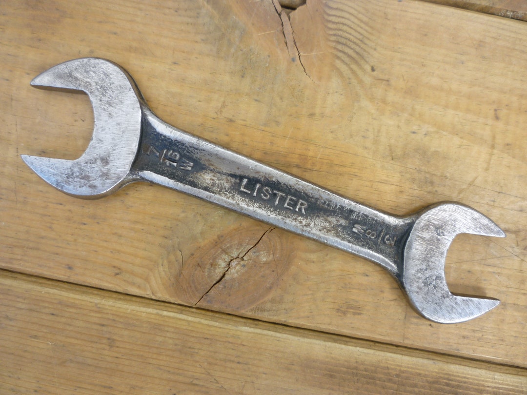 Vintage LISTER SPANNER ENGLAND Open End Spanner. Etsy UK