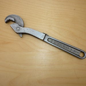 Vintage 6” ONEHANDER Wrench CK Tools Self Adjusting Wrench,  Made in Germany