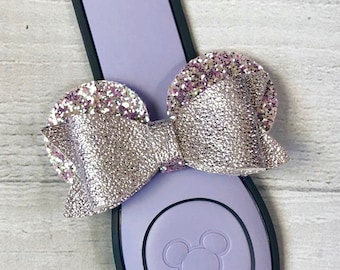 Lavender Classic Simplicity Ear Band Bow | Magic Band Bow