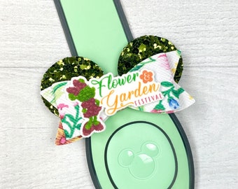 Flower and Garden Topiary Ear Band Bow | Magic Band Bow