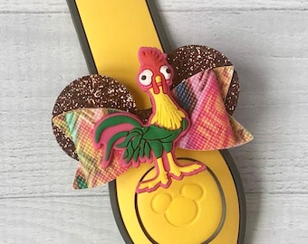 Hawaiian Chicken Ear Band Bow | Magic Band Bow